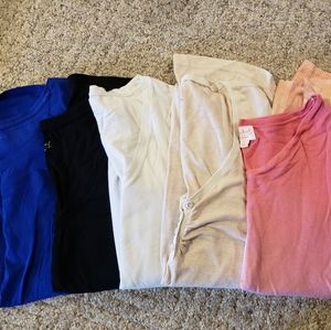 Long sleeve maternity tops
